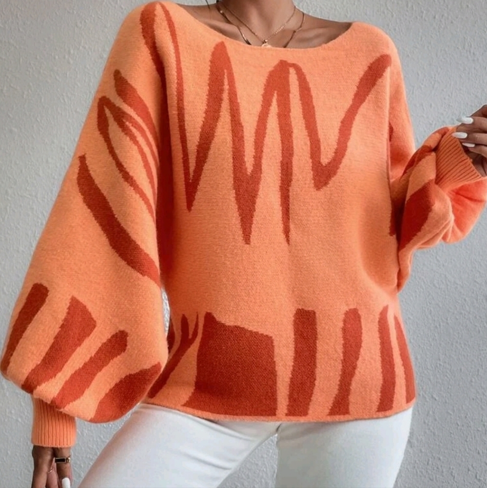 Printed Sweater